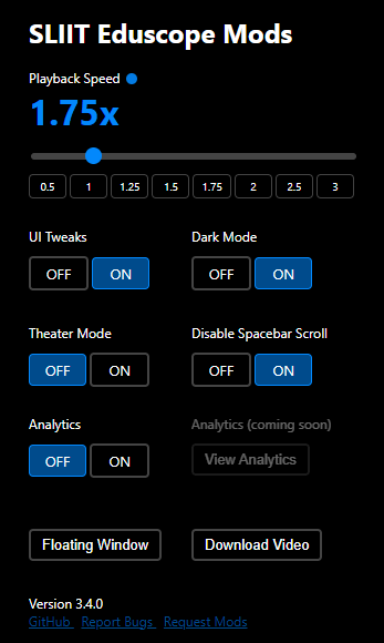 Screenshot of Eduscope Mods